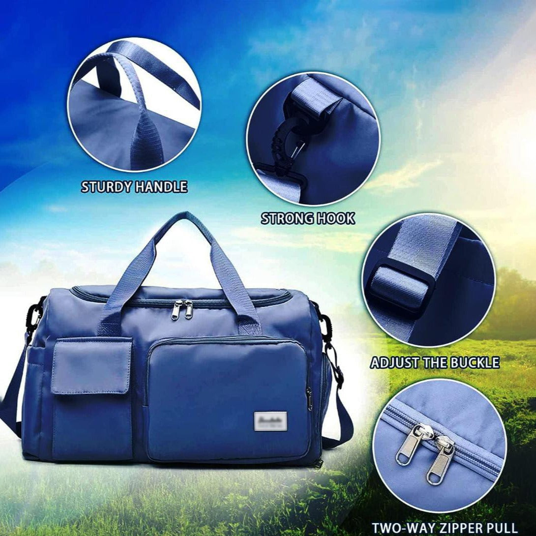 Emeja | Multi-Pocket Reisbagage, Sport- en Gymtas met Gescheiden Schoencompartiment