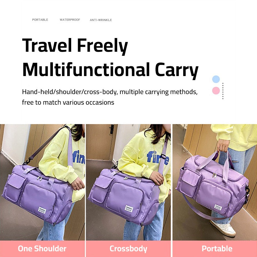 Emeja | Multi-Pocket Reisbagage, Sport- en Gymtas met Gescheiden Schoencompartiment