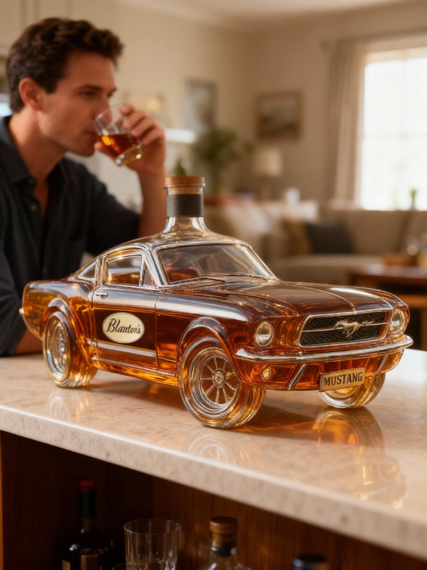 Emeja | Mustang Auto Vorm Whiskey Decanteerder