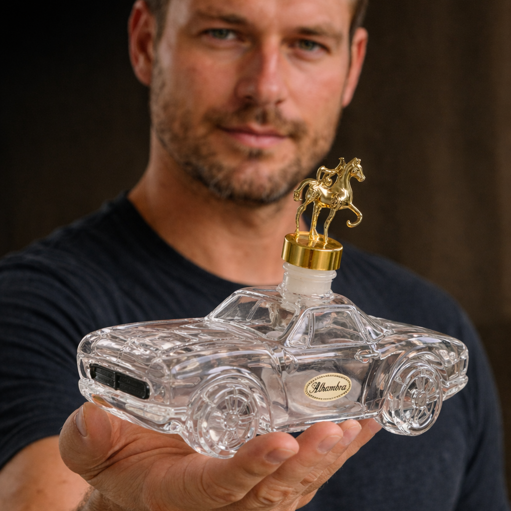 Emeja | Mustang Whiskey Decanteerder | Mustang Ontwerp | Handgemaakt Glas