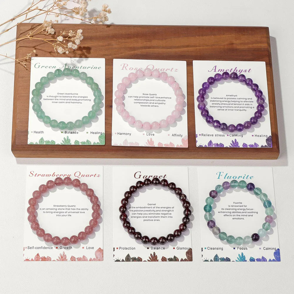 Emeja | Natuurlijke Kristal Genezing Energie Armband - Aria