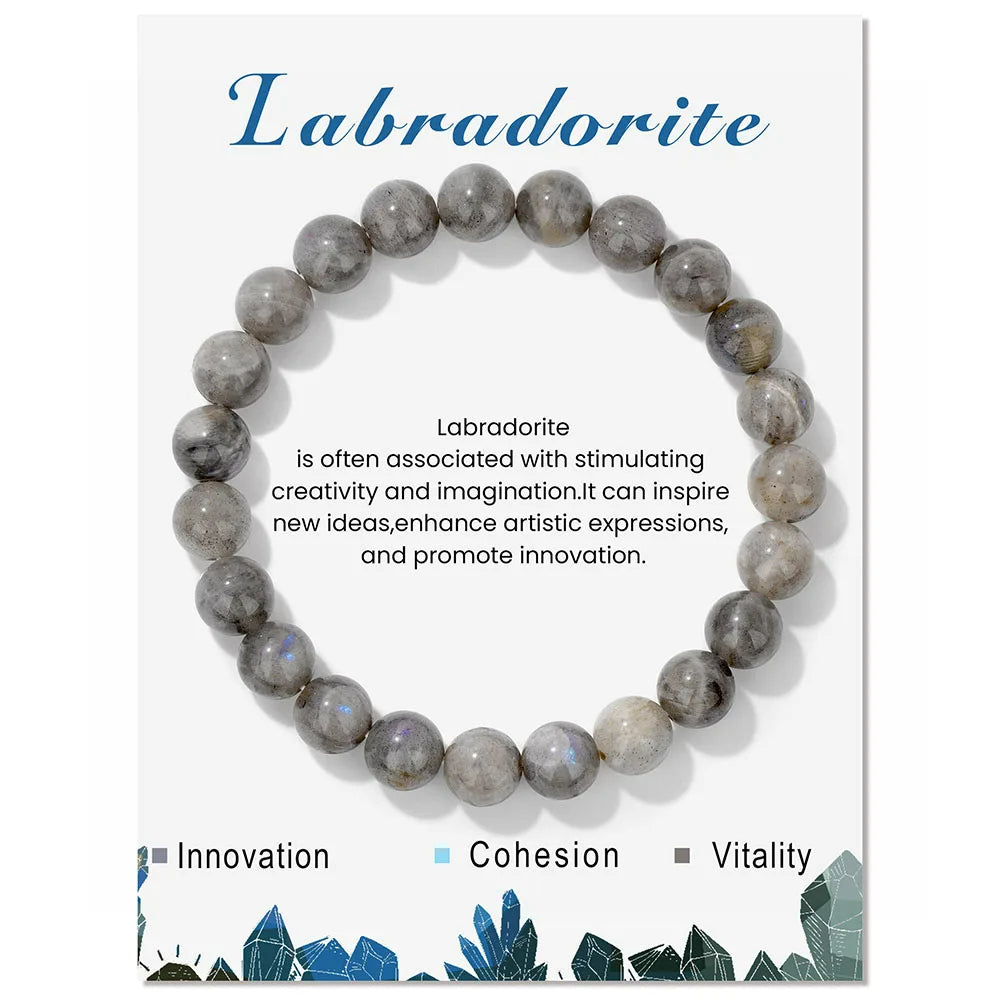 Emeja | Natuurlijke Kristal Genezing Energie Armband - Aria