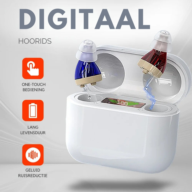 Emeja | Oplaadbare In-Ear Gehoorversterker Discreet