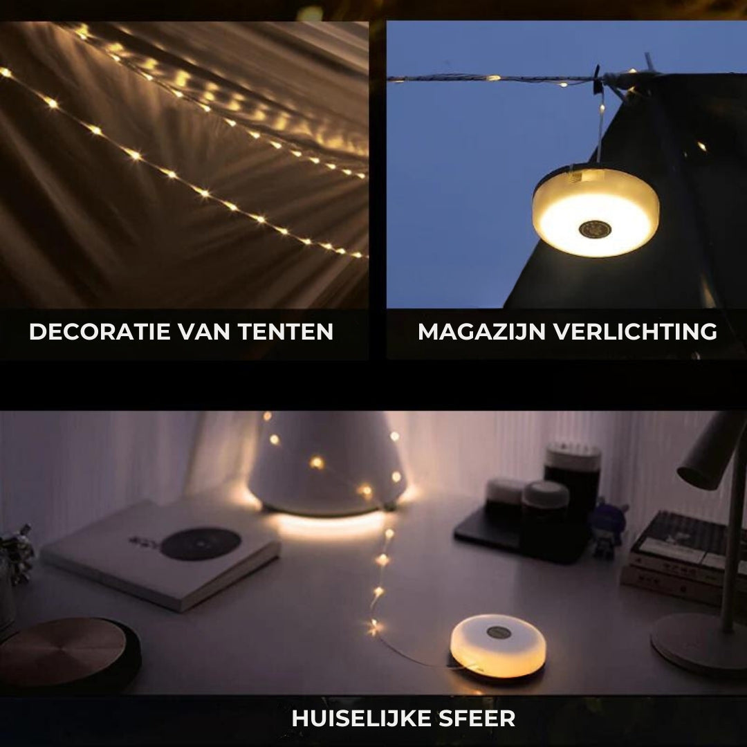 Emeja | Oplaadbare Waterdichte Hanglamp met Lichtstrips