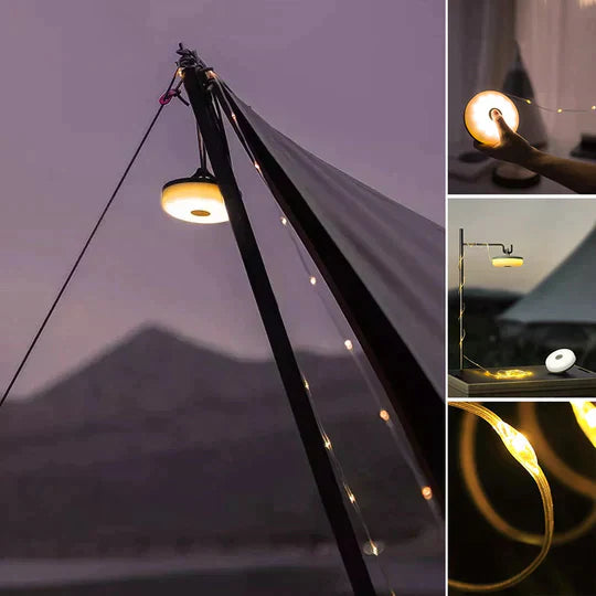 Emeja | Oplaadbare Waterdichte Hanglamp met Lichtstrips