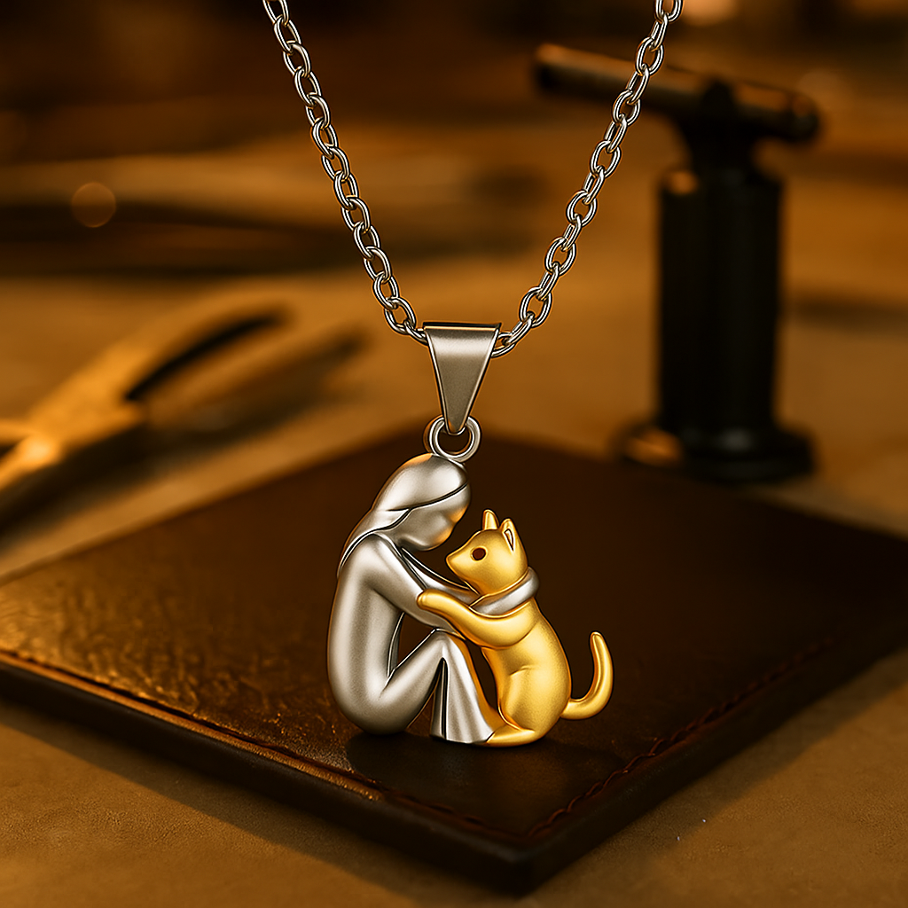 Emeja | PawHeart Ketting – Sieraden voor Hondenliefhebbers met Pootafdruk