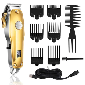Emeja | Professionele Haartrimmers voor Mannen Gouden Set | Gouden Draadloze Haartrimmers