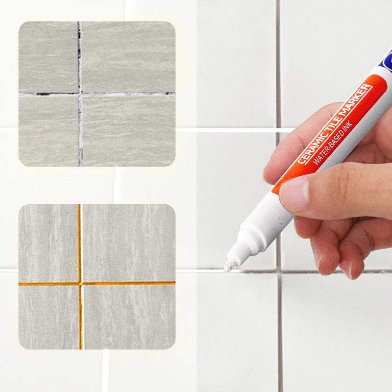 Emeja | Professionele Voegenpen voor Keramische Tegels | Anti-Schimmel Formule | Waterdicht & Kleurecht | Watergedragen Inkt | Inclusief Sealing Effect