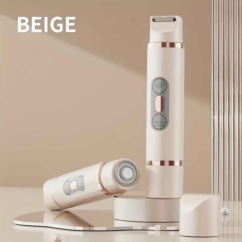 Emeja | PureSilk | Draadloze Dames Trimmer – Zachte Haarverwijdering voor Gezicht en Lichaam