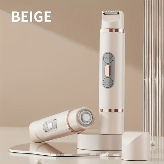 Emeja | PureSilk | Draadloze Dames Trimmer – Zachte Haarverwijdering voor Gezicht en Lichaam