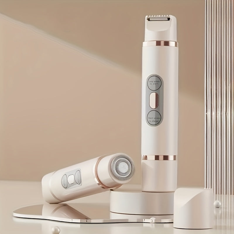 Emeja | PureSilk | Draadloze Dames Trimmer – Zachte Haarverwijdering voor Gezicht en Lichaam