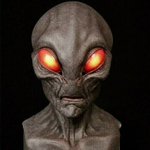 Emeja | Realistische Alien Masker – Latex en Siliconen Halloween Masker voor Cosplay en Feesten