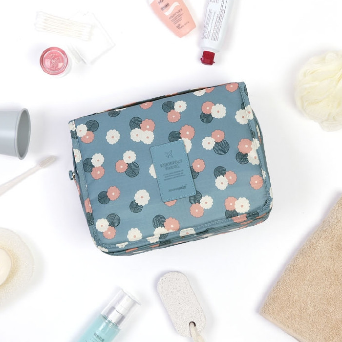 Emeja Reis Cosmetica Tas | Waterdicht & met Haak | Opvouwbaar & Gevoerd | Voor Vrouwen & Mannen