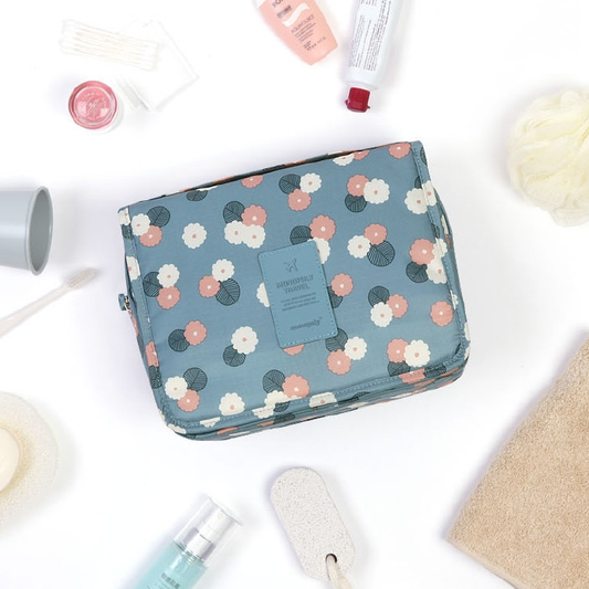 Emeja Reis Cosmetica Tas | Waterdicht & met Haak | Opvouwbaar & Gevoerd | Voor Vrouwen & Mannen