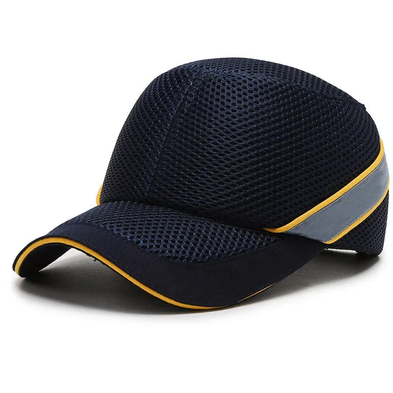 Emeja | Rode Veiligheidsbumpcap - Helm met harde ABS binnenkern voor hoofd bescherming thuis, op het werk en in de fabriek