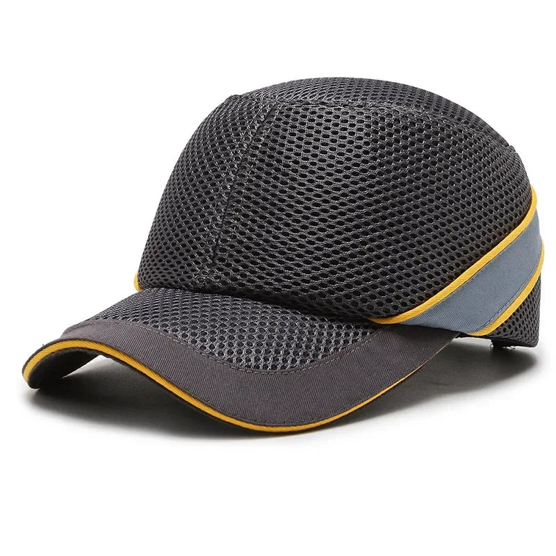 Emeja | Rode Veiligheidsbumpcap - Helm met harde ABS binnenkern voor hoofd bescherming thuis, op het werk en in de fabriek