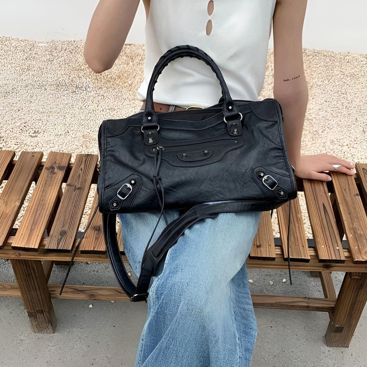 Emeja | Salome Tas | Ruime Handtas in PU Leer | Zwart