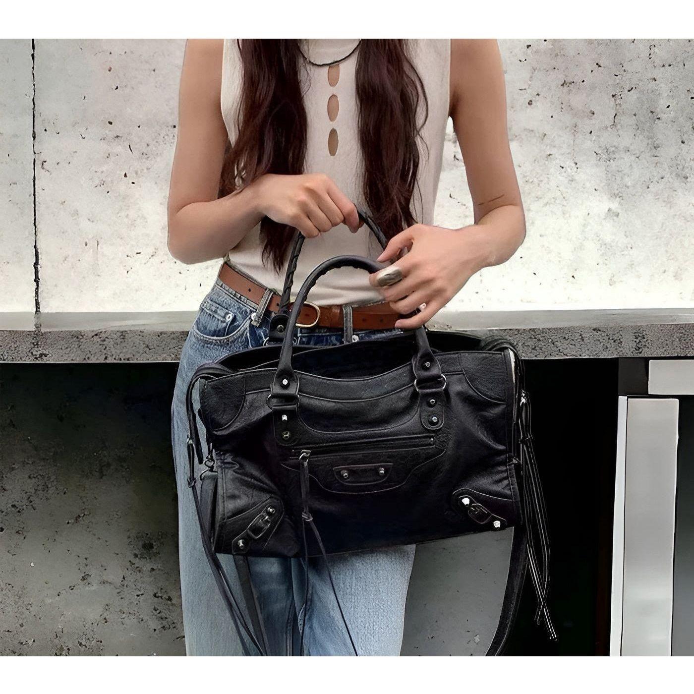 Emeja | Salome Tas | Ruime Handtas in PU Leer | Zwart