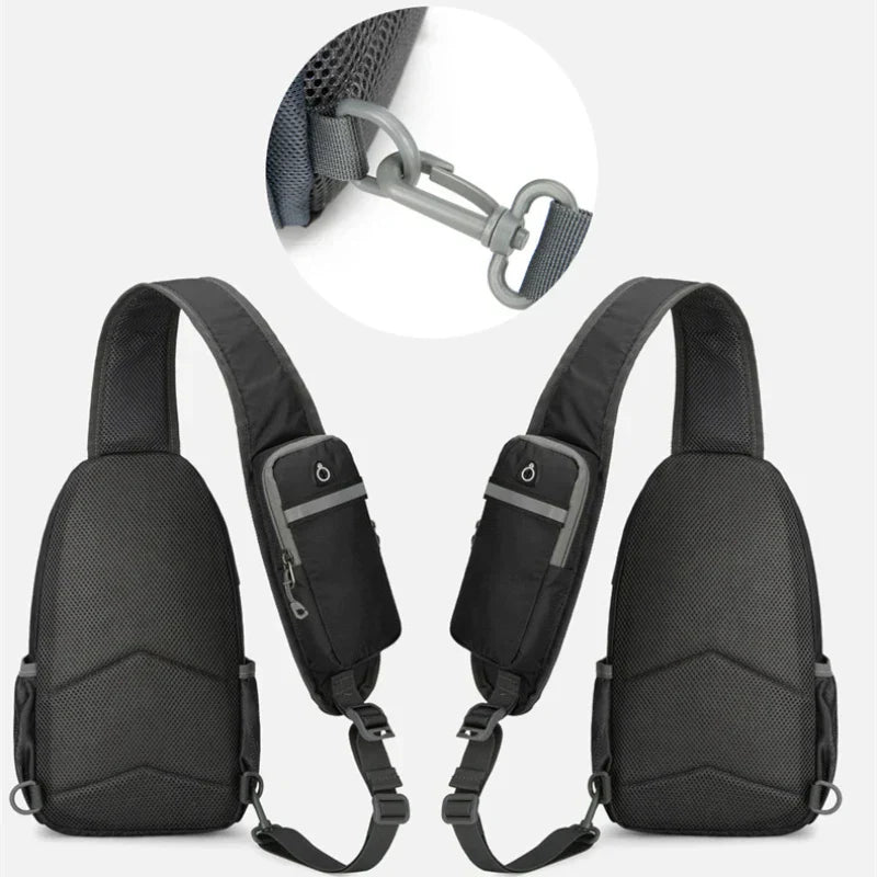 Emeja | SecurePack | Diefstalbestendige Waterdichte Schouderrugzak met Meerdere Vakken – Lichtgewicht Crossbody Reisbag