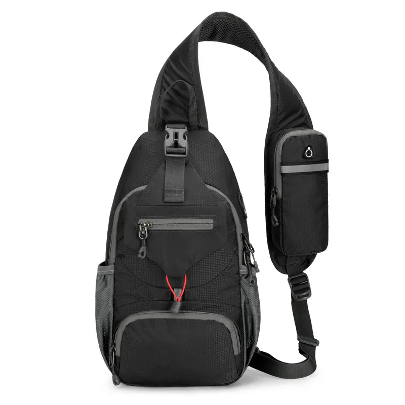 Emeja | SecurePack | Diefstalbestendige Waterdichte Schouderrugzak met Meerdere Vakken – Lichtgewicht Crossbody Reisbag