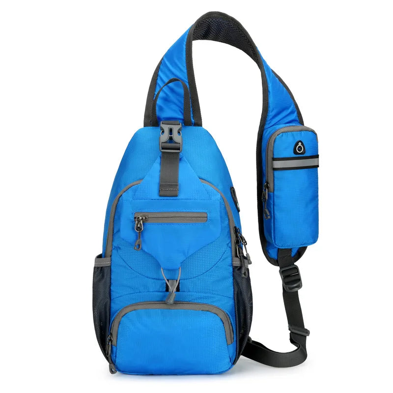 Emeja | SecurePack | Diefstalbestendige Waterdichte Schouderrugzak met Meerdere Vakken – Lichtgewicht Crossbody Reisbag