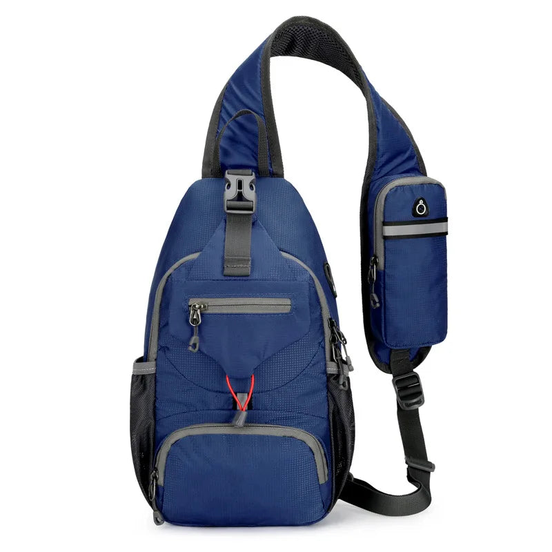 Emeja | SecurePack | Diefstalbestendige Waterdichte Schouderrugzak met Meerdere Vakken – Lichtgewicht Crossbody Reisbag