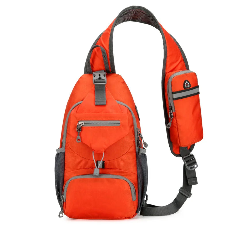 Emeja | SecurePack | Diefstalbestendige Waterdichte Schouderrugzak met Meerdere Vakken – Lichtgewicht Crossbody Reisbag