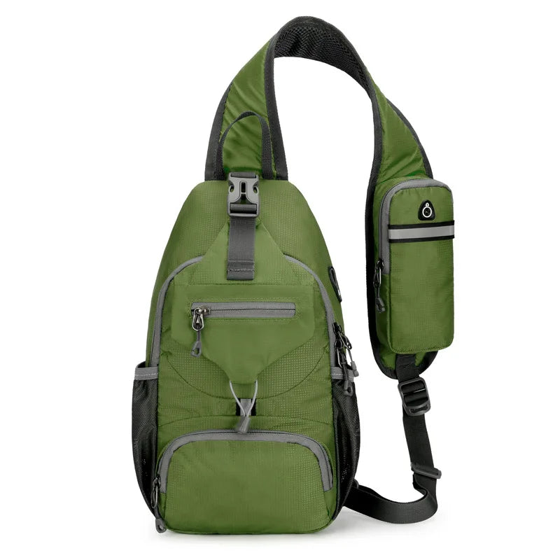 Emeja | SecurePack | Diefstalbestendige Waterdichte Schouderrugzak met Meerdere Vakken – Lichtgewicht Crossbody Reisbag
