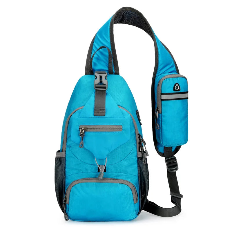 Emeja | SecurePack | Diefstalbestendige Waterdichte Schouderrugzak met Meerdere Vakken – Lichtgewicht Crossbody Reisbag