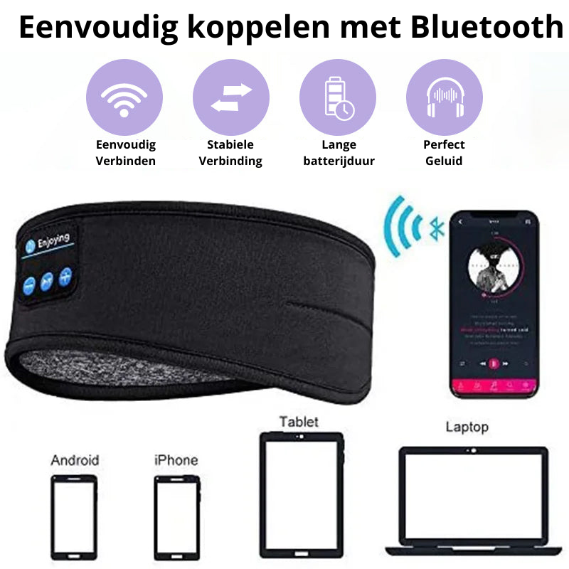 Emeja | Slaapband met Bluetooth Hoofdtelefoon