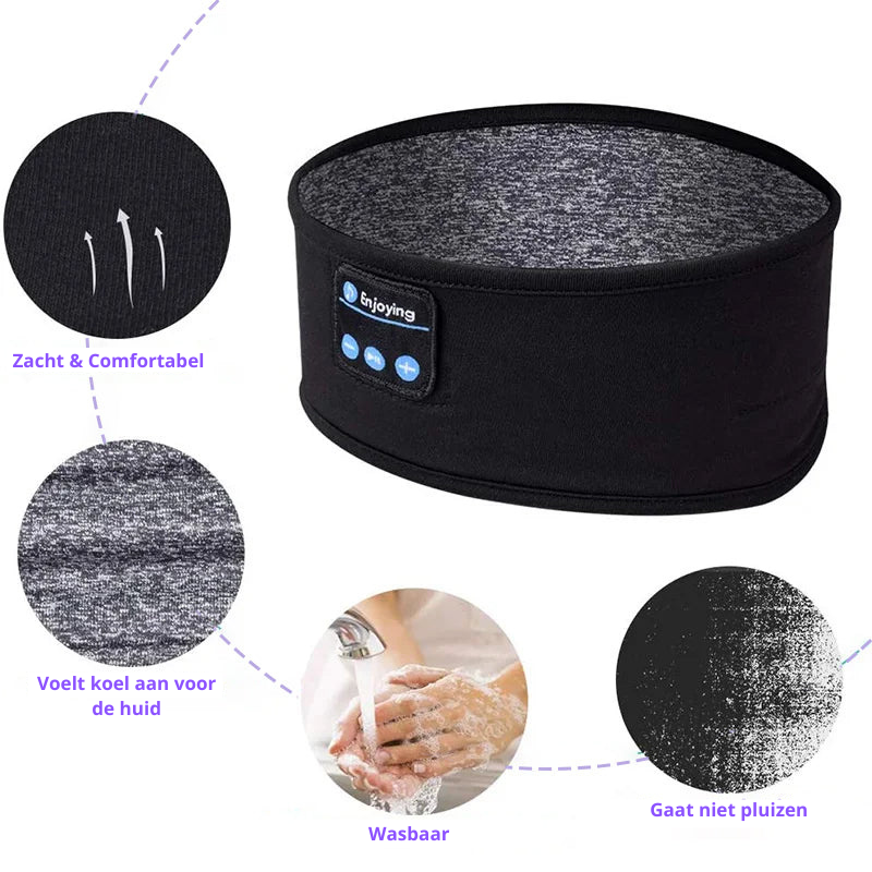 Emeja | Slaapband met Bluetooth Hoofdtelefoon