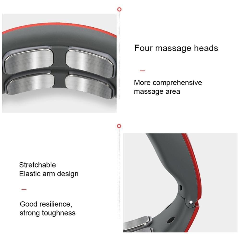 Emeja | Slimme 4D Nek- en Schoudermassager met Warmte voor Nek- en Schouderverlichting