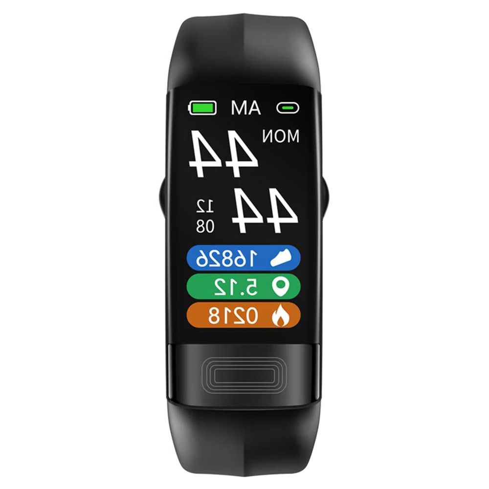 Emeja | Slimme Armband Bloeddrukmonitor - ECG, Hartslag, Zuurstofverzadiging & Slaaptracker - FDA goedgekeurd