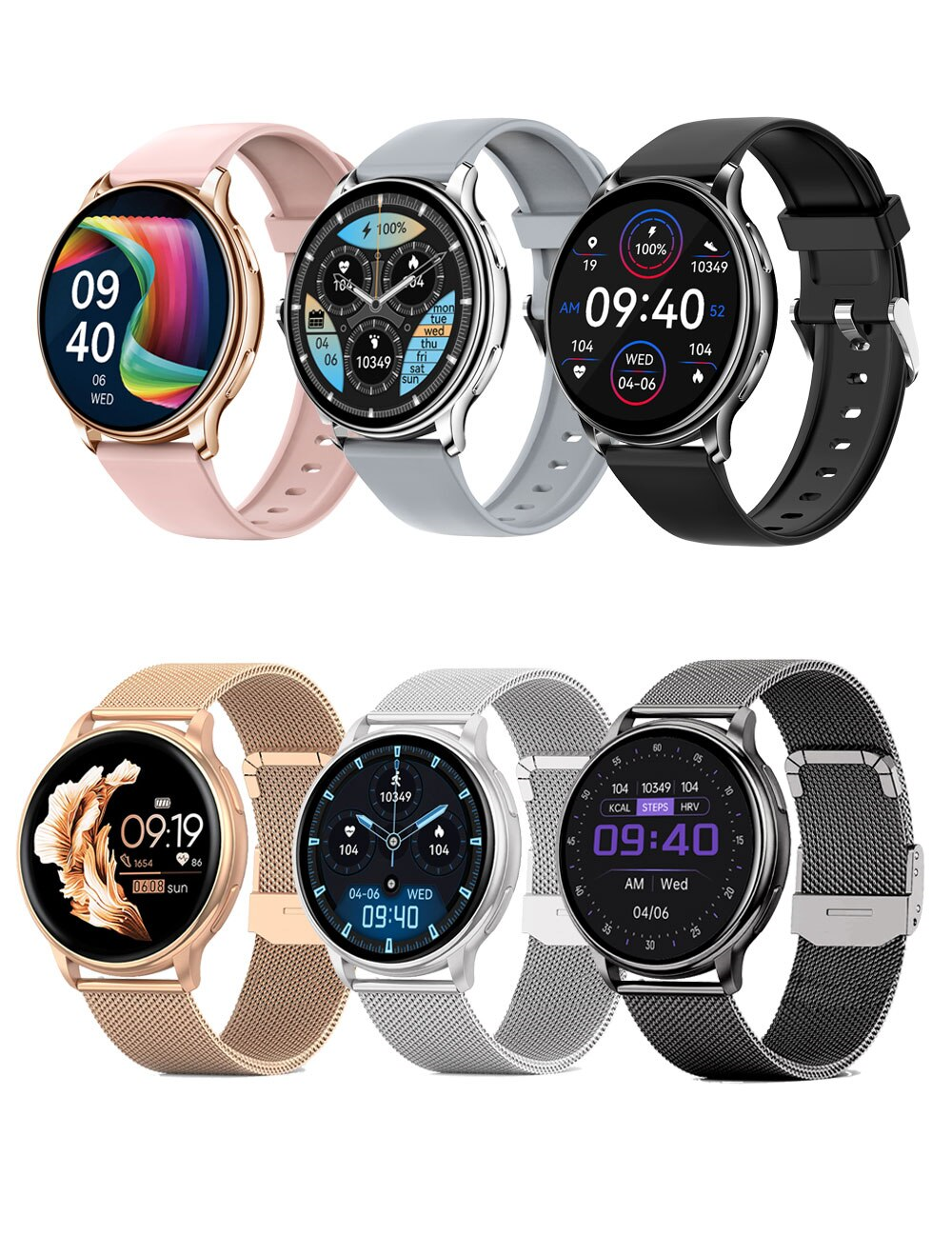 Emeja | SmartPulse Horloge – Premium Smartwatch met Geavanceerde Gezondheidsmonitoring en Stijlvol Ontwerp