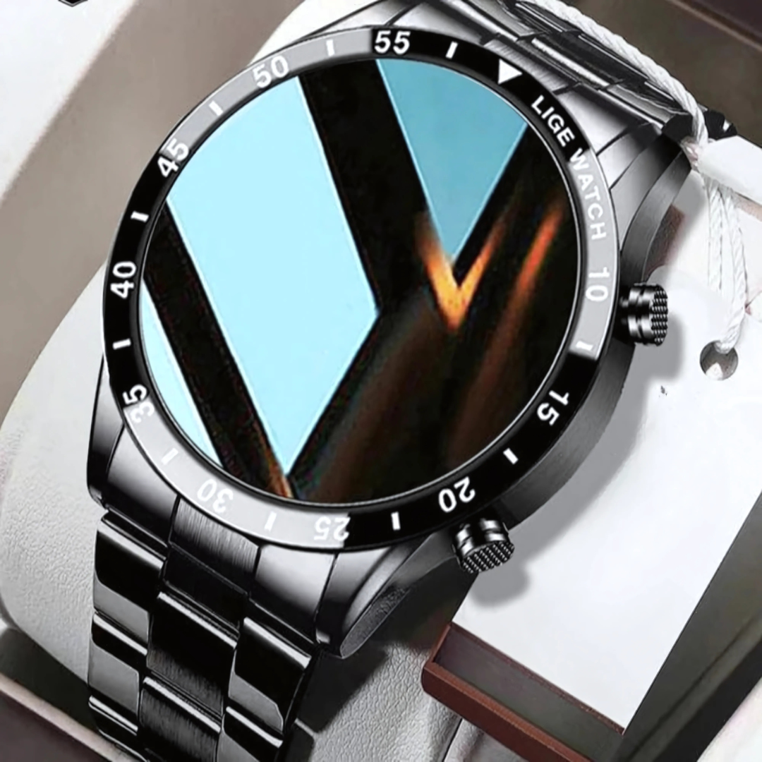 Emeja | Smartwatch in RVS Moderne Gezondheidsmonitor
