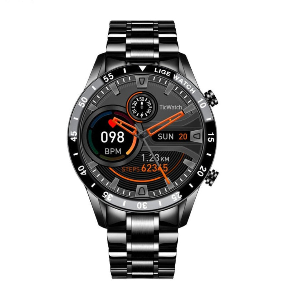 Emeja | Smartwatch in RVS Moderne Gezondheidsmonitor