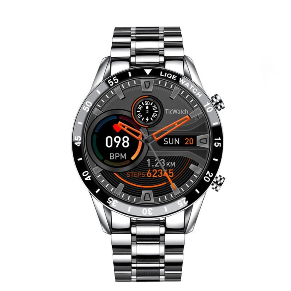 Emeja | Smartwatch in RVS Moderne Gezondheidsmonitor