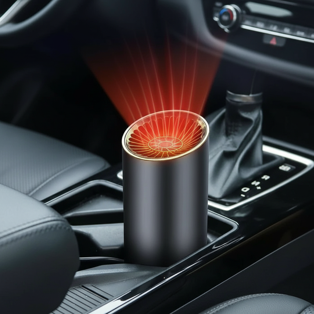 Emeja | Snelle Verwarming Beker-Vormige Auto Warme Lucht Blazer - Verstelbare Snelle Verwarming & Koeling, 360 Graden Rotatable Stekker, Geschikt voor Auto, SUV, RV en Vrachtwagen
