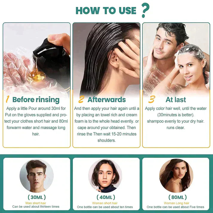 Emeja | SORT HAARVERF SHAMPOO (AYURVEDISCH ZONDER BIJWERKINGEN)