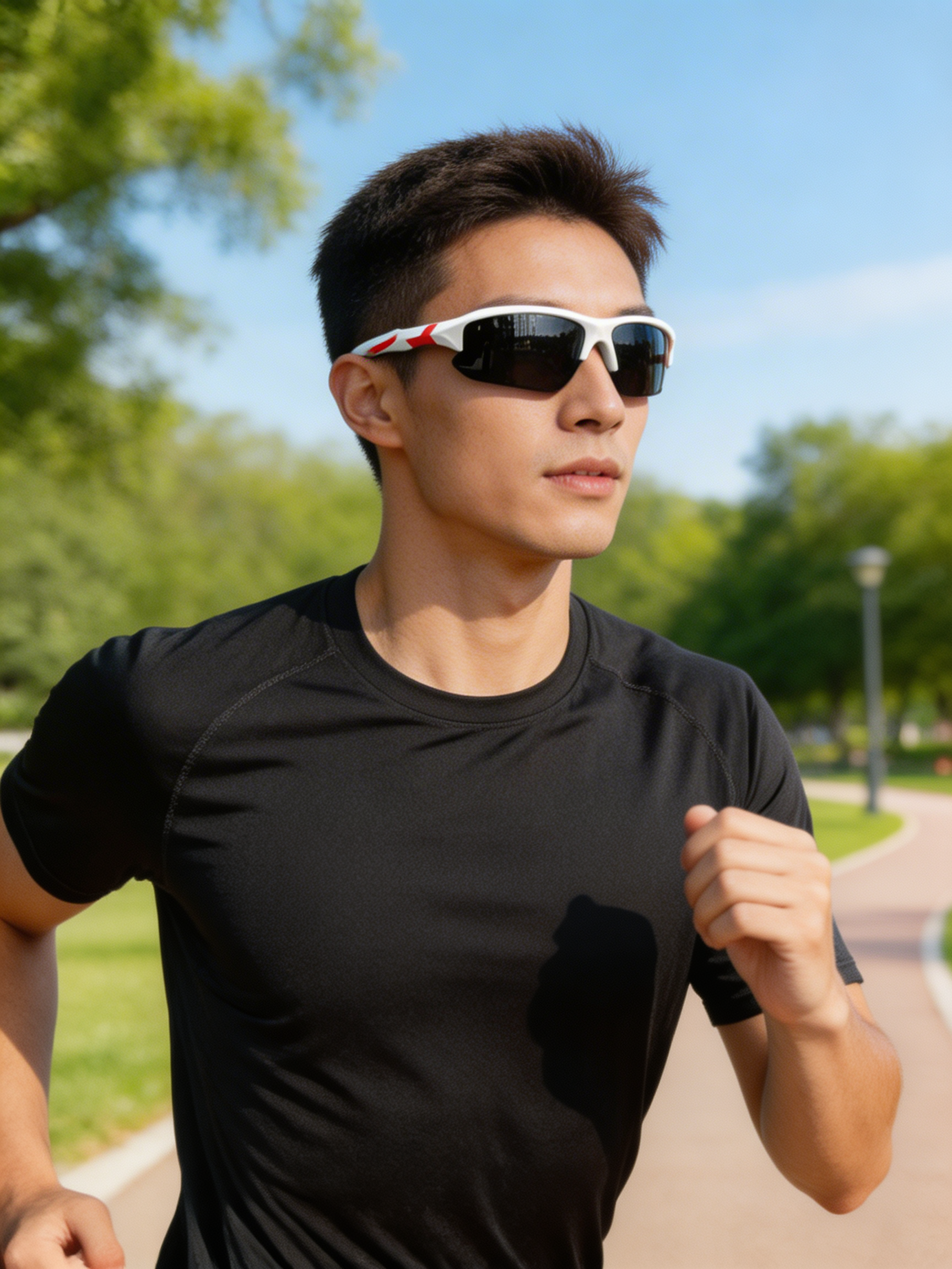 Emeja | Sportzonnebril voor Mannen met Wrap-Around Ontwerp
