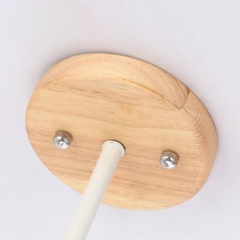 Emeja | Sputnik Kroonluchter van Hout | Modern Geometrisch Ontwerp