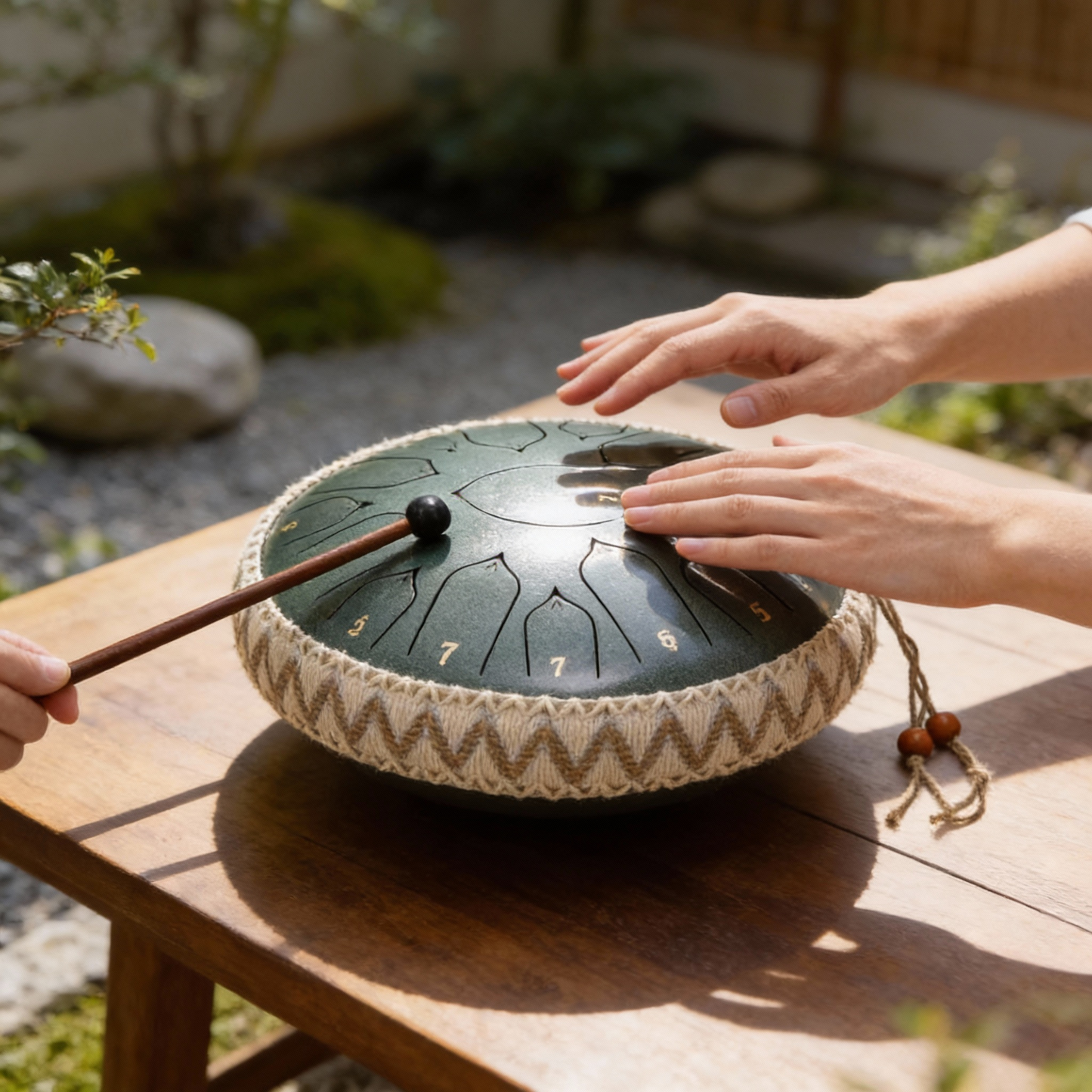 Emeja | Stalen Tong Drum | Precisietuning in C Groot | Harmonic Overtone Resonantie | Inclusief Mallets & Accessoires | Voor Meditatie & Geluidstherapie