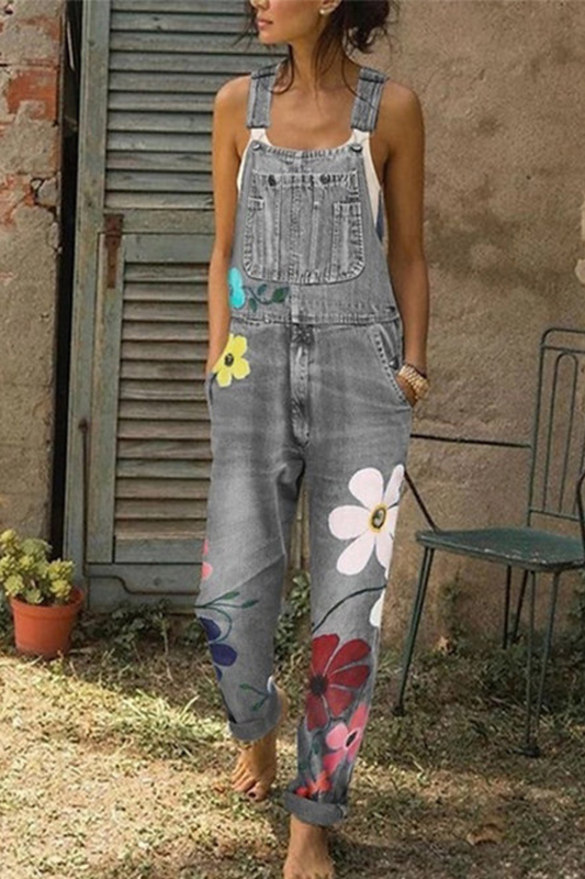 Emeja-Stijl | Mouwloze Denim Overall
