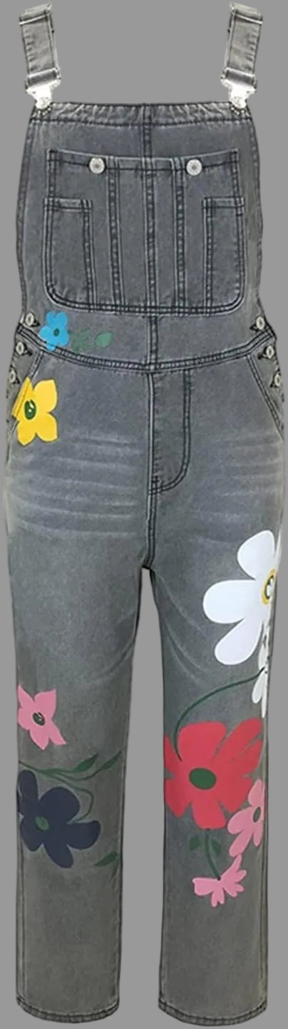 Emeja-Stijl | Mouwloze Denim Overall
