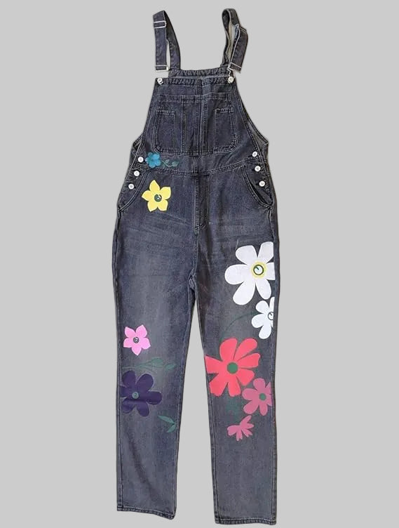 Emeja-Stijl | Mouwloze Denim Overall