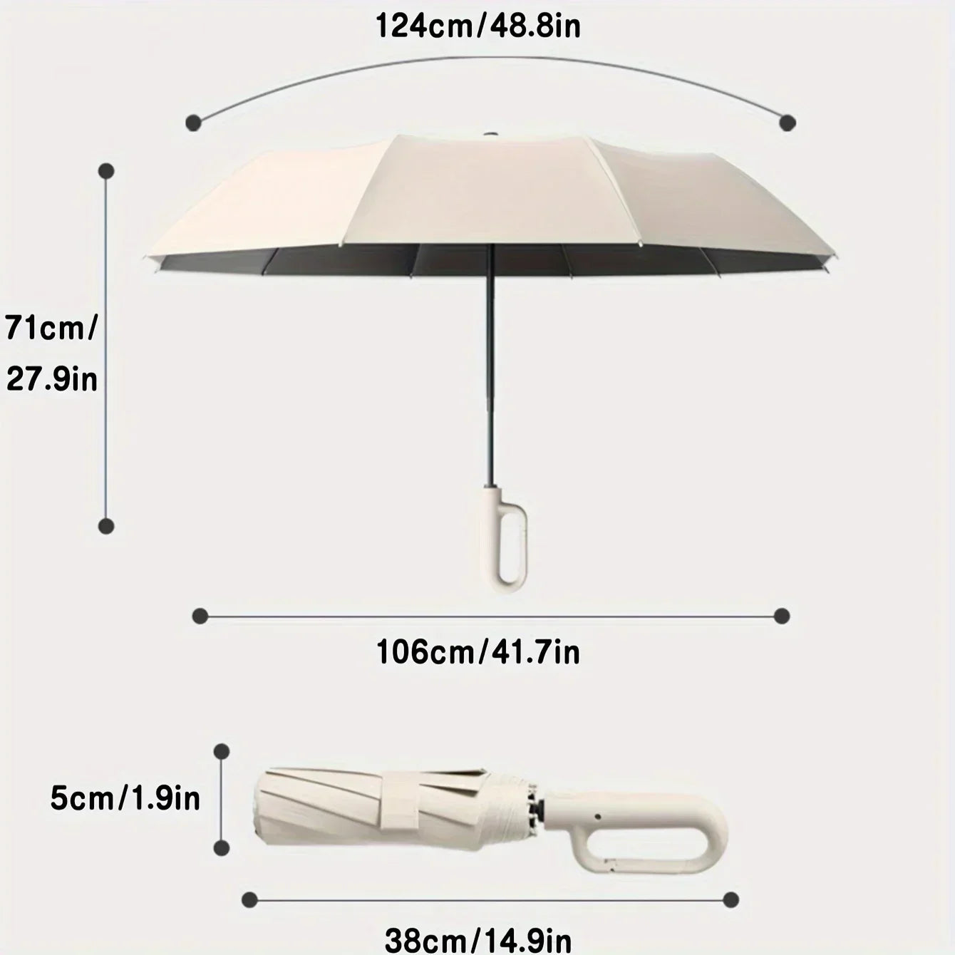 Emeja | StormGuard Pro Compact Umbrella