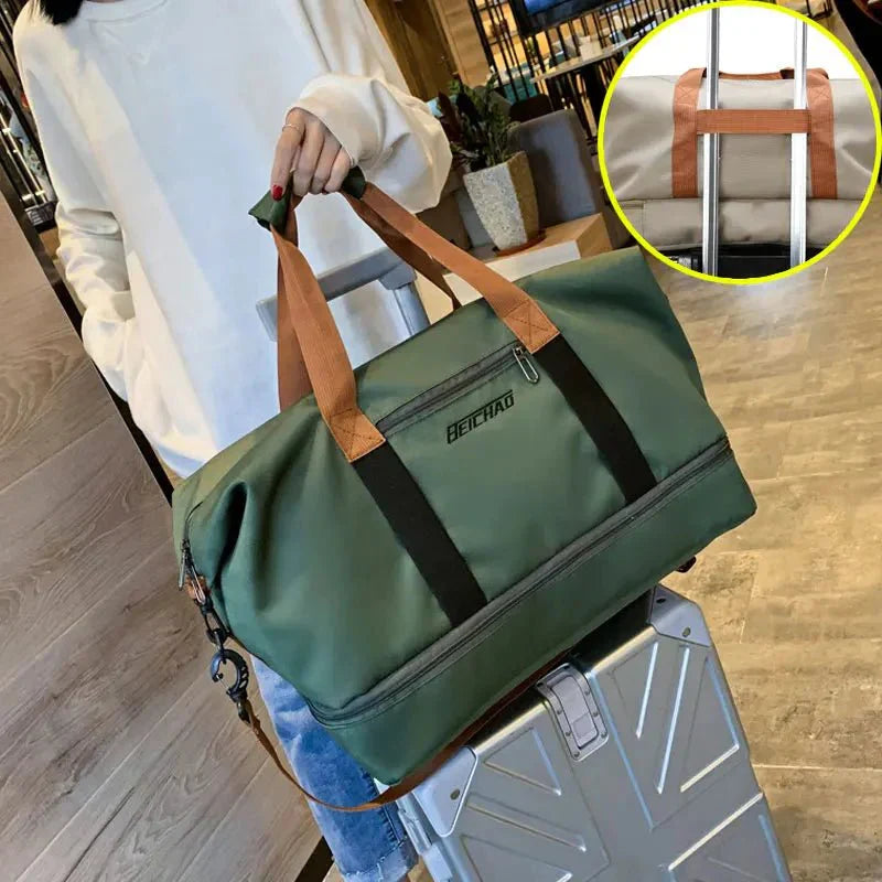 Emeja | STRIDEGEAR – Waterdichte Duffel Bag met Schoencompartiment & Droog-Nat Scheiding