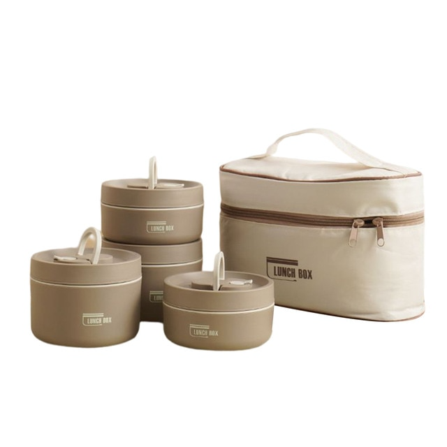 Emeja | ThermoBox Multi-Laags Geïsoleerde Lunchbox met GRATIS Draagtas