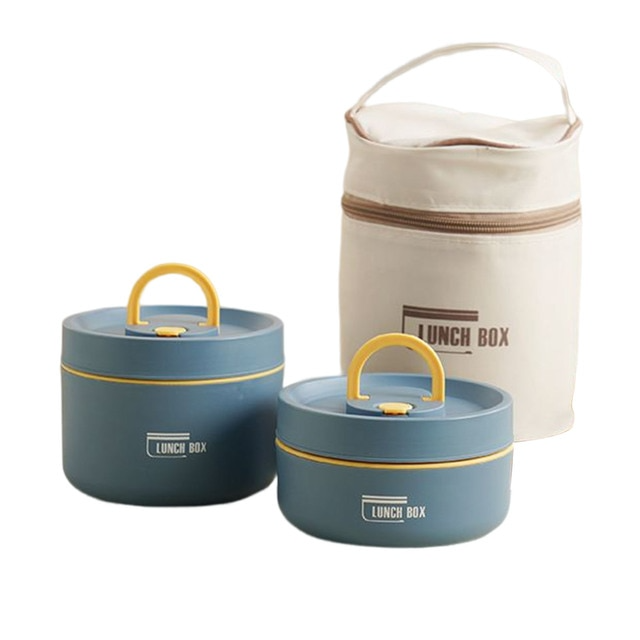 Emeja | ThermoBox Multi-Laags Geïsoleerde Lunchbox met GRATIS Draagtas