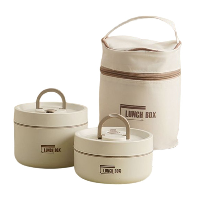 Emeja | ThermoBox Multi-Laags Geïsoleerde Lunchbox met GRATIS Draagtas